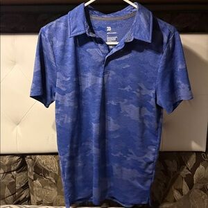 All in Motion Blue Camouflage Polo